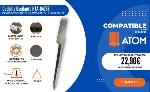 Cuchilla Atom 01040701